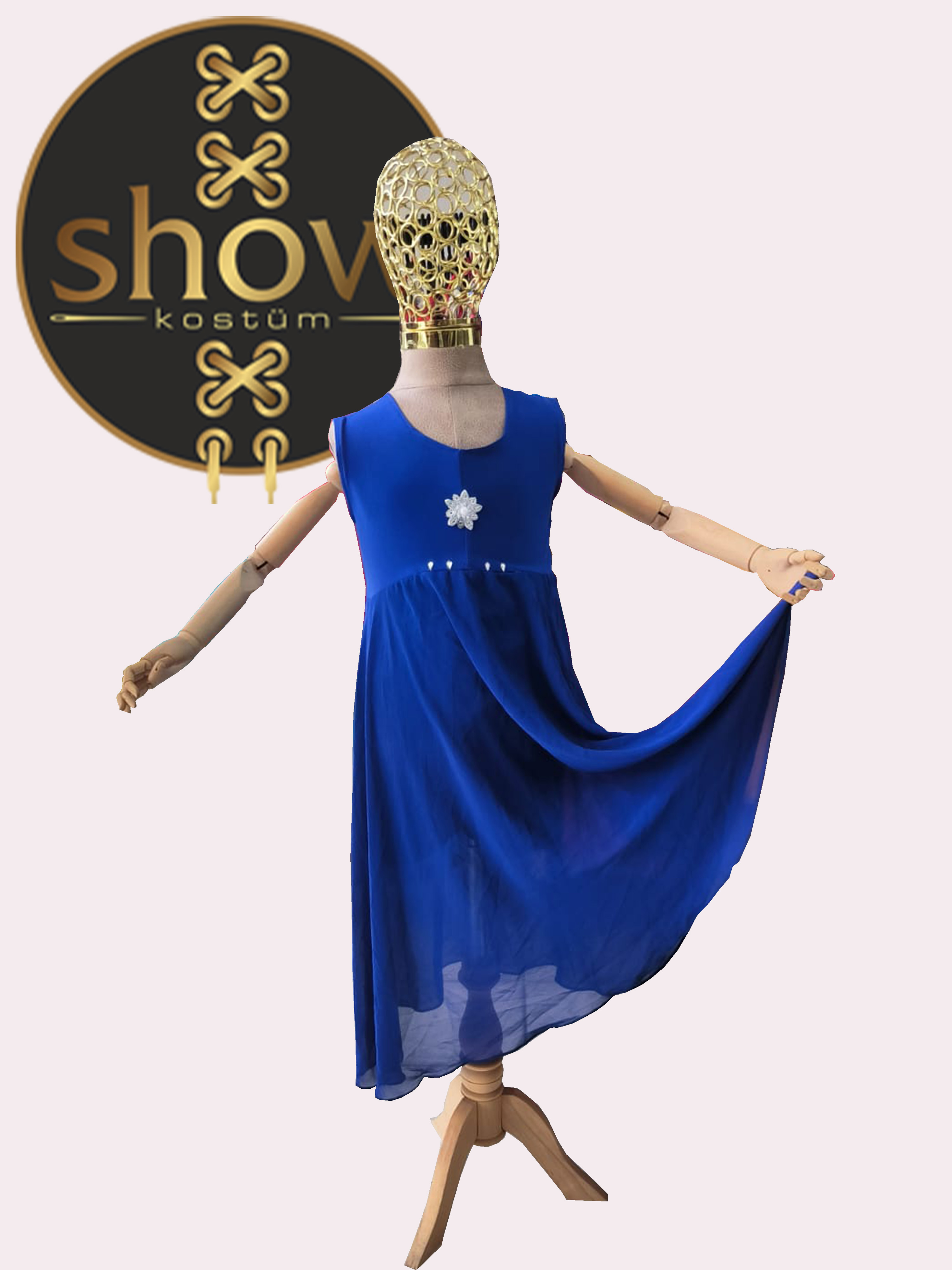 cocuk-saks-mavi-modern-dans-kostumu