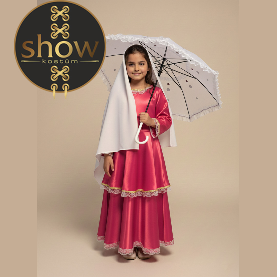 osmanlı-kız-cocuk-ferace-şemsiye-takım