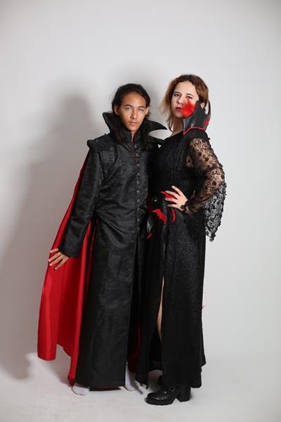 Yetişkin Tasarım Kadın Vampir/Vampirella Kostümü
