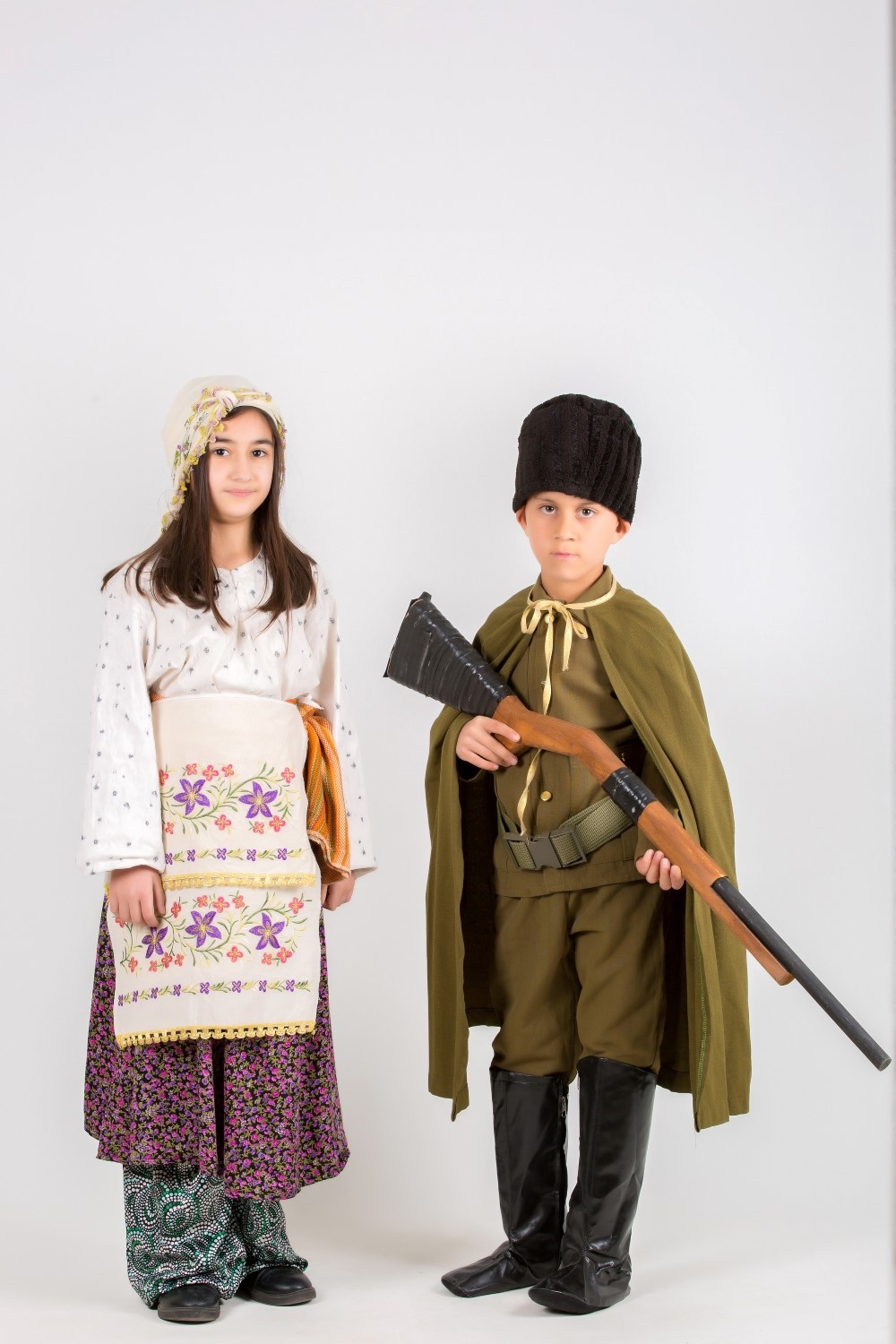 Çocuk Anadolu Köylü Kadın Kostümü